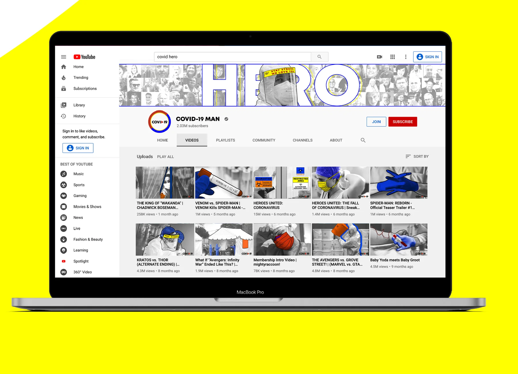 Video channel concept