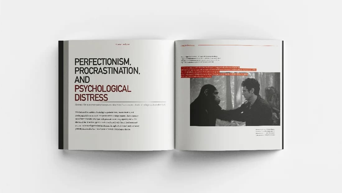 Human Evolution book design — spread 4