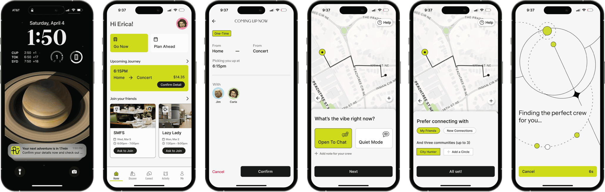 Adaptive ride formation · Matching and rider preferences