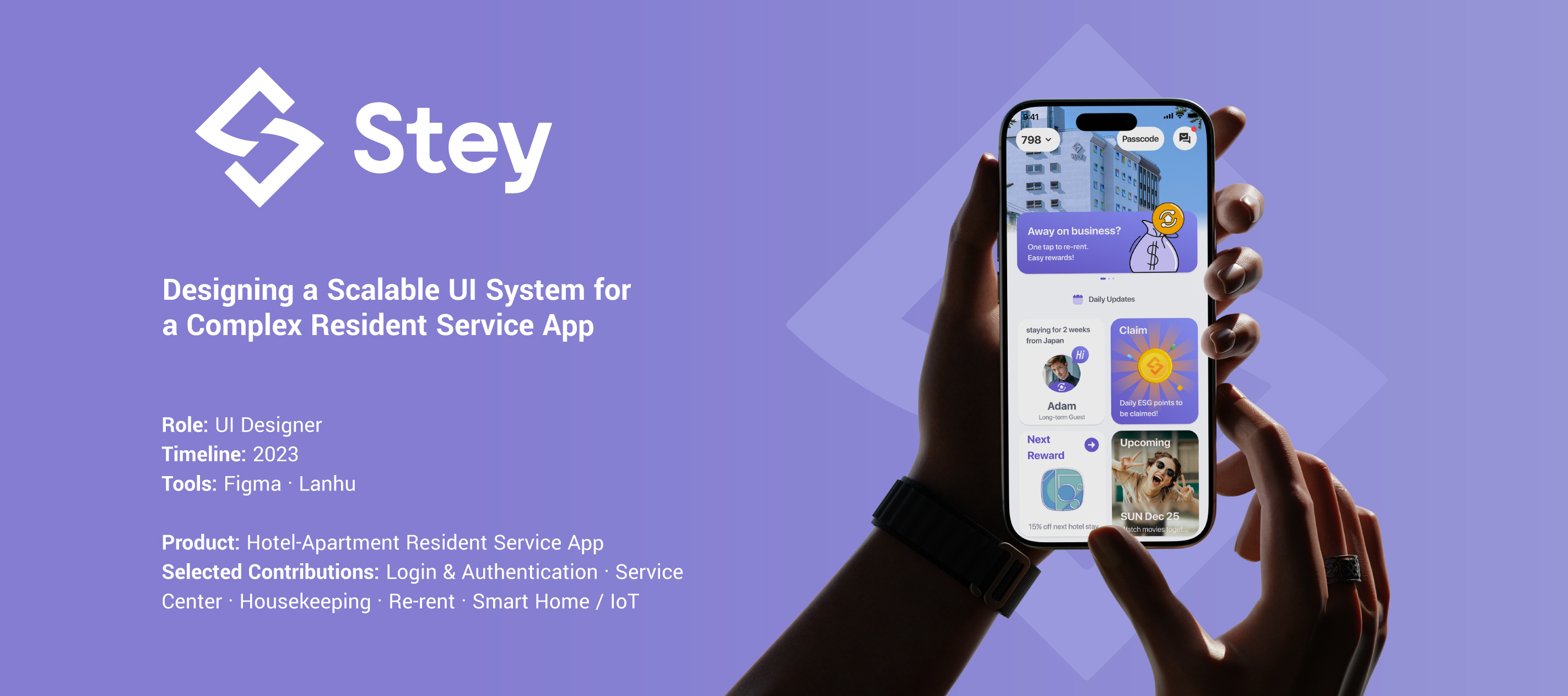 Stey App / Resident service experience